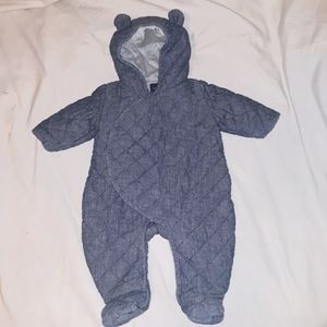 Quilted teddy bear bunting outfit from GAP